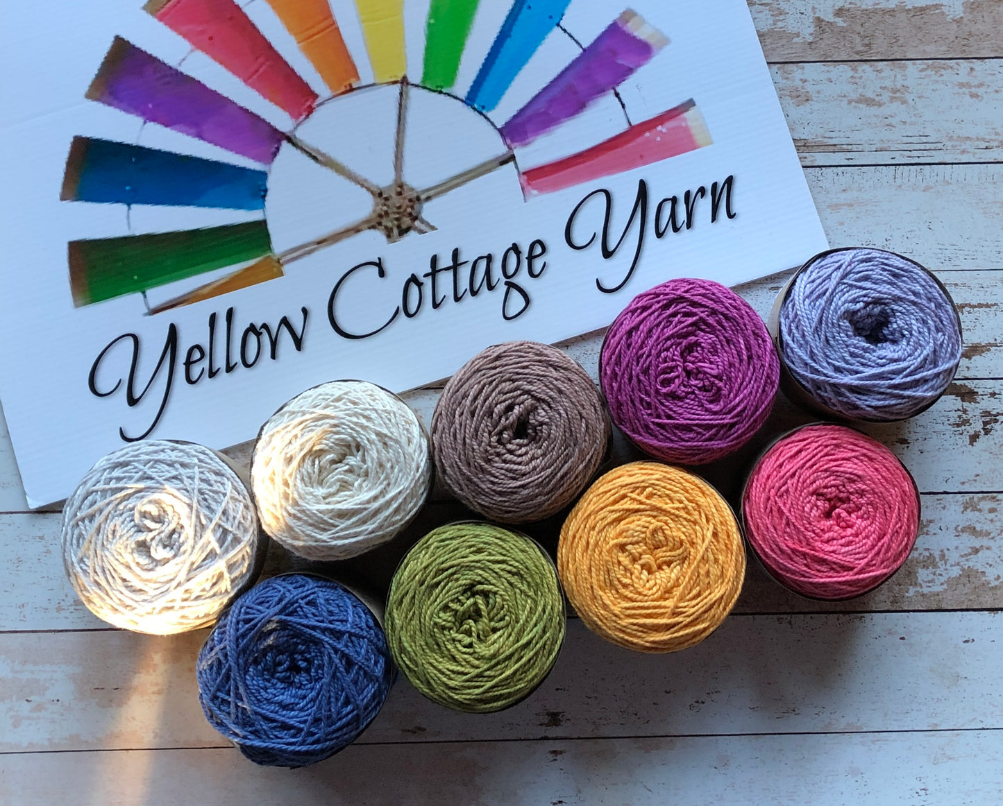 Yellow Cottage Yarn Cotton DK