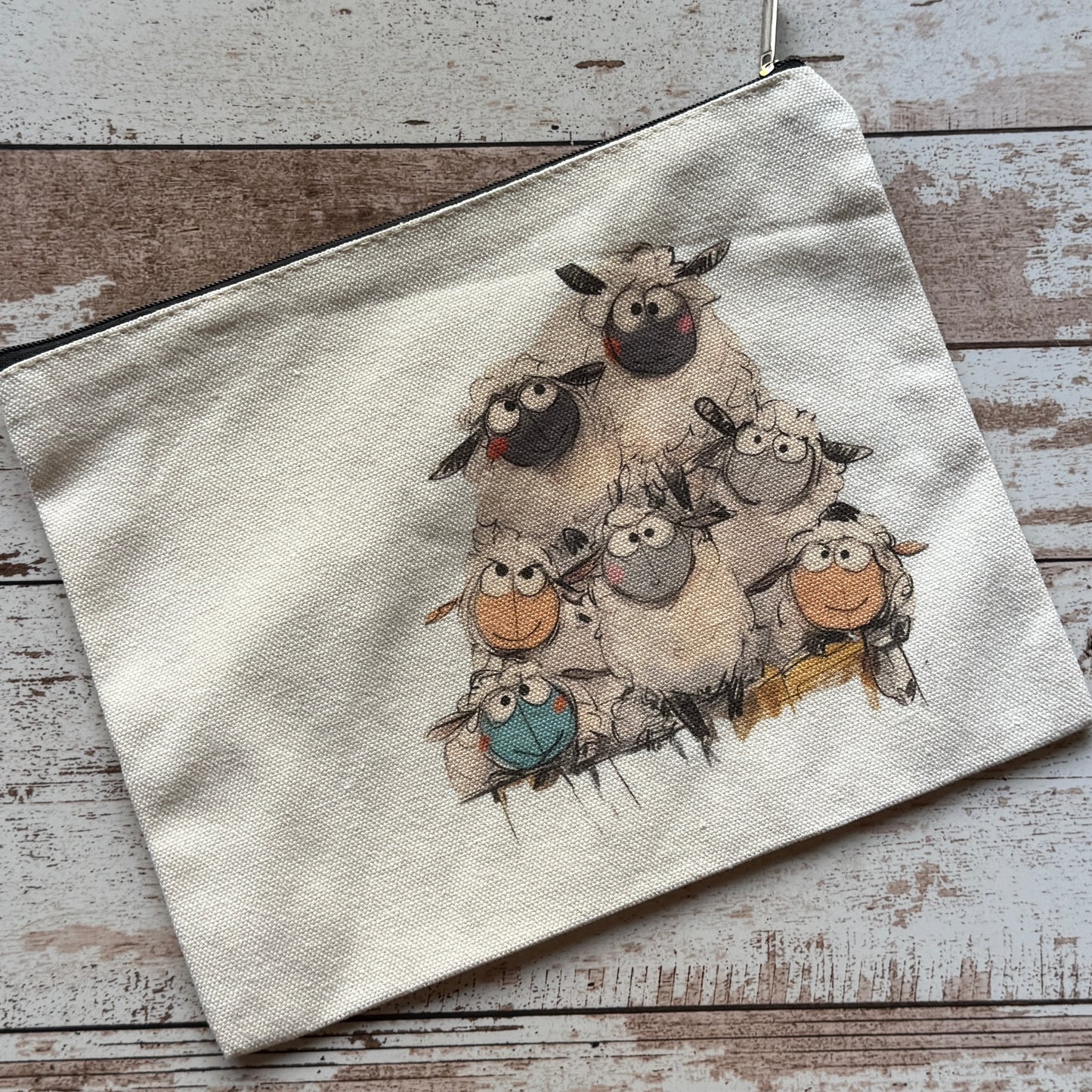 Crazy Sheep Notion Pouch