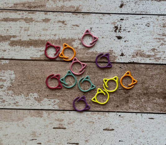 Cat Split Ring Stitch Markers
