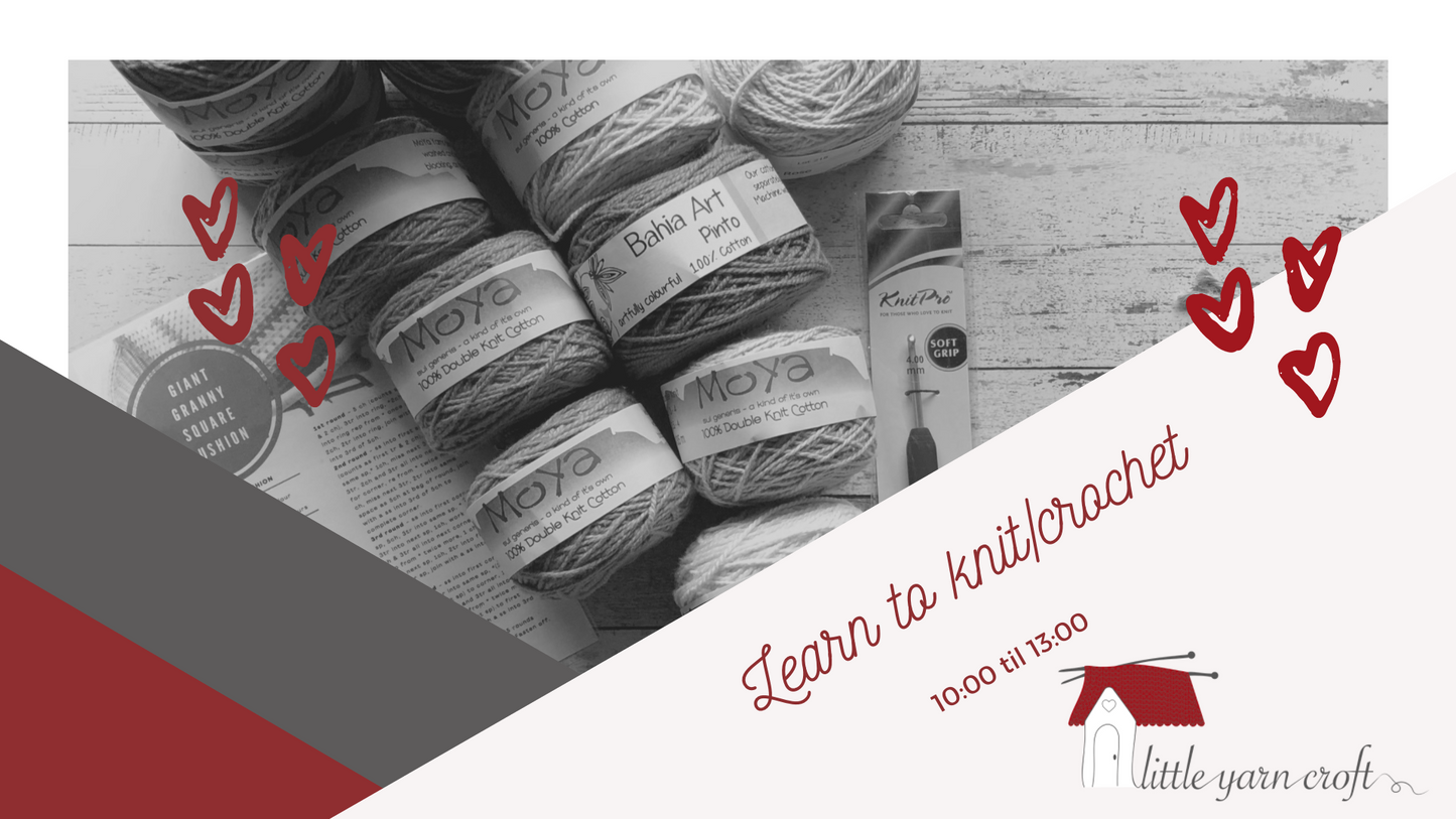 Learn to Knit/Crochet Kits