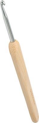 Chiaogoo Crochet Hooks, Natural, Metal Head