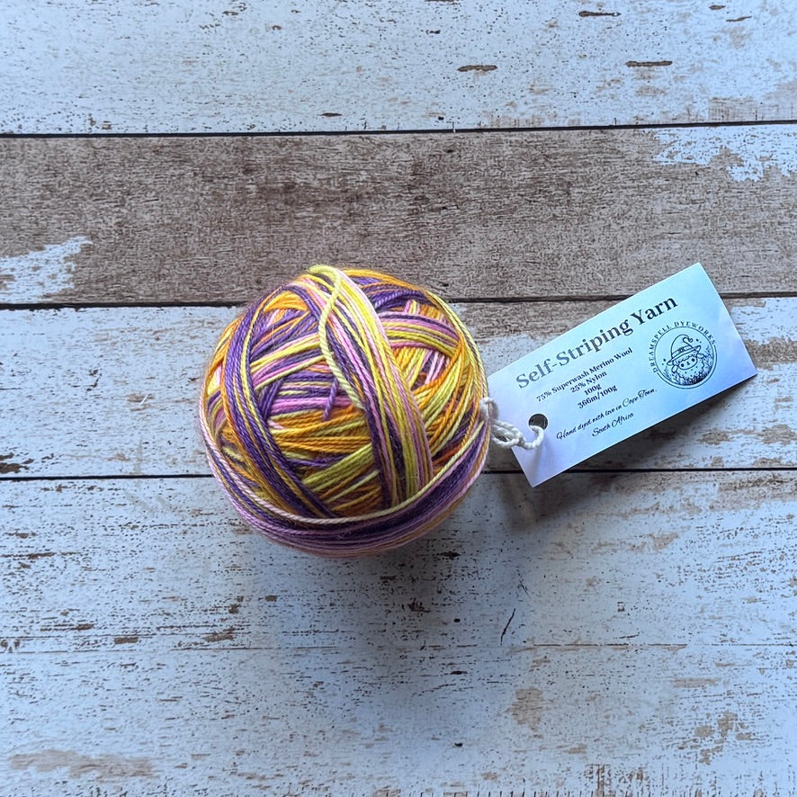 Dreamspell Dyeworks Super Sock Self Striping
