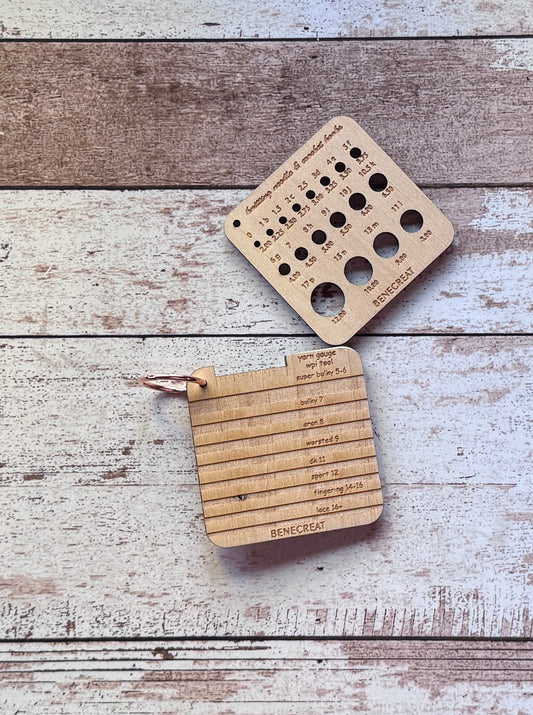 Yarn and Needle Gauge set