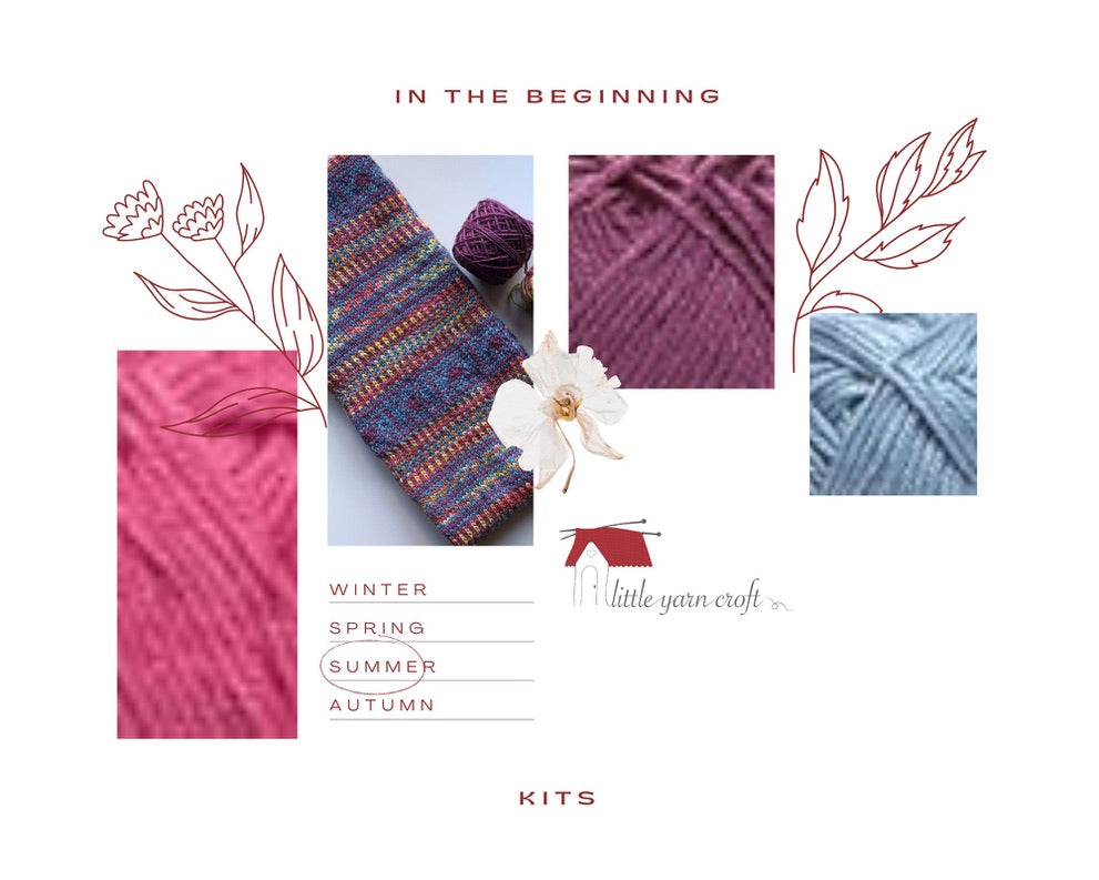 In the Beginning Cowl / Infinity Scarf Kits