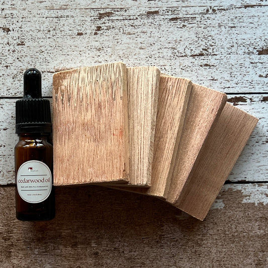 Cedarwood Oil Blocks - Moth Repellent