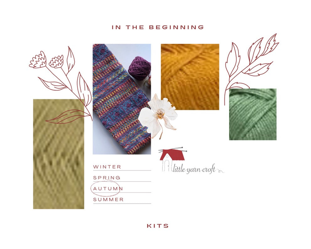 In the Beginning Cowl / Infinity Scarf Kits