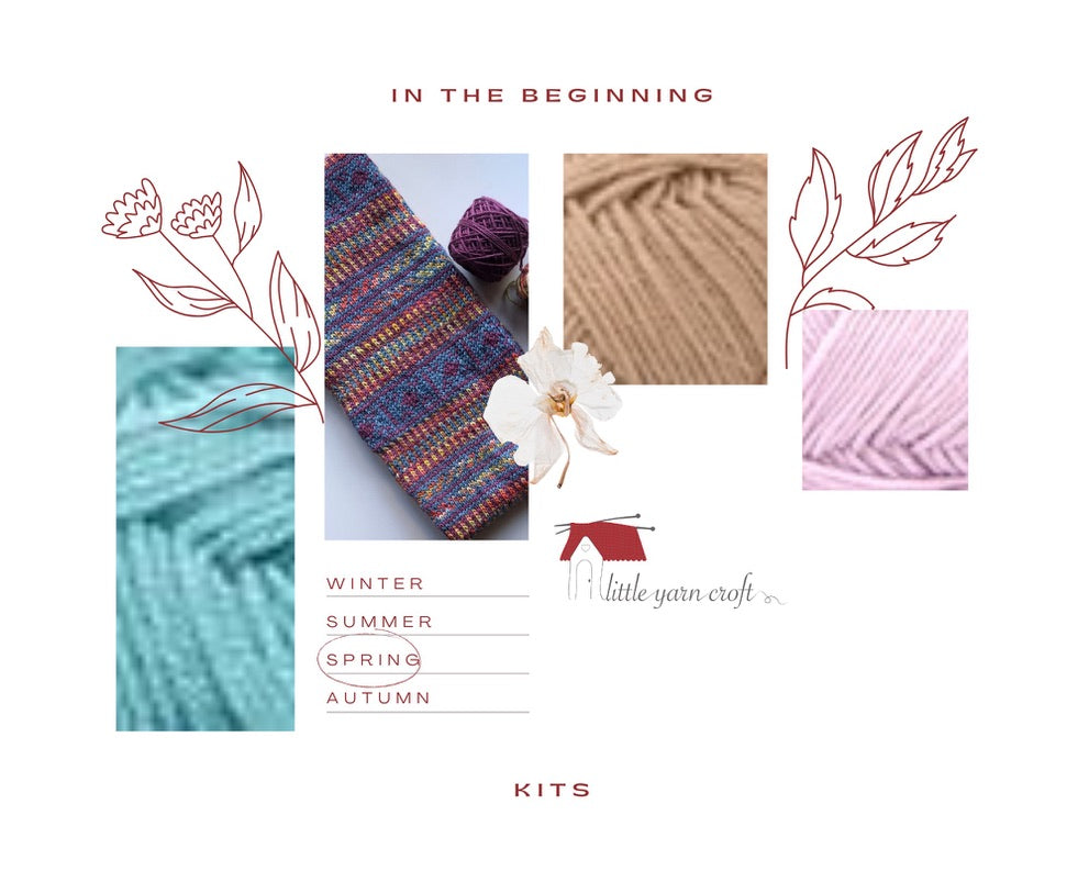 In the Beginning Cowl / Infinity Scarf Kits