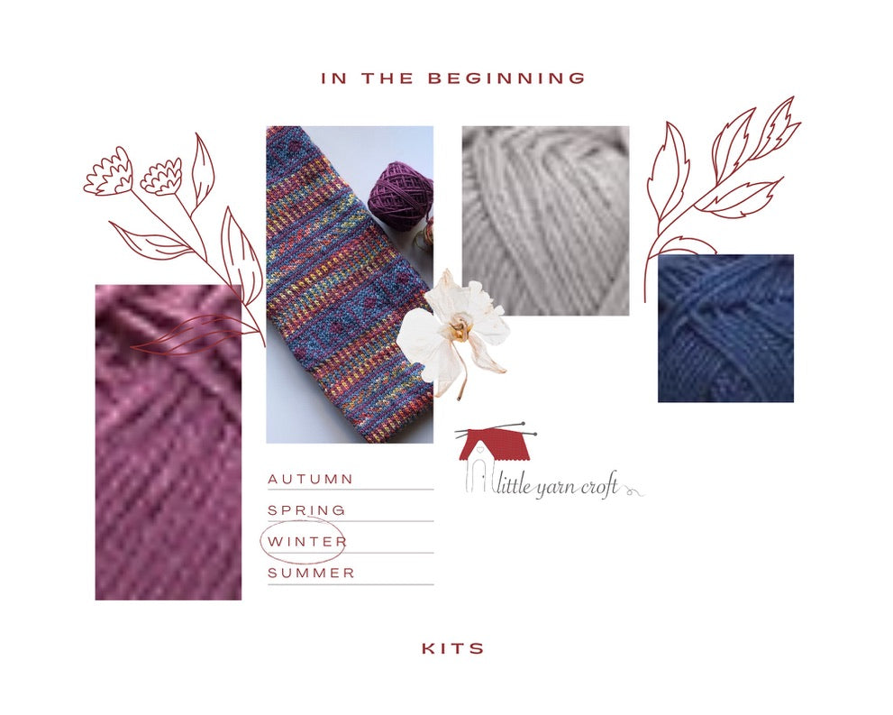 In the Beginning Cowl / Infinity Scarf Kits