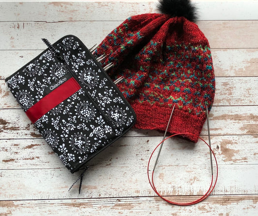 Chiaogoo Premium Red Fixed Circular Knitting Needles - 80cm